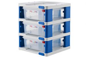 THE NEW ARAVEN GASTRONORM FOOD STORAGE TOWERS WITH LIDS IMPROVE FOOD ...