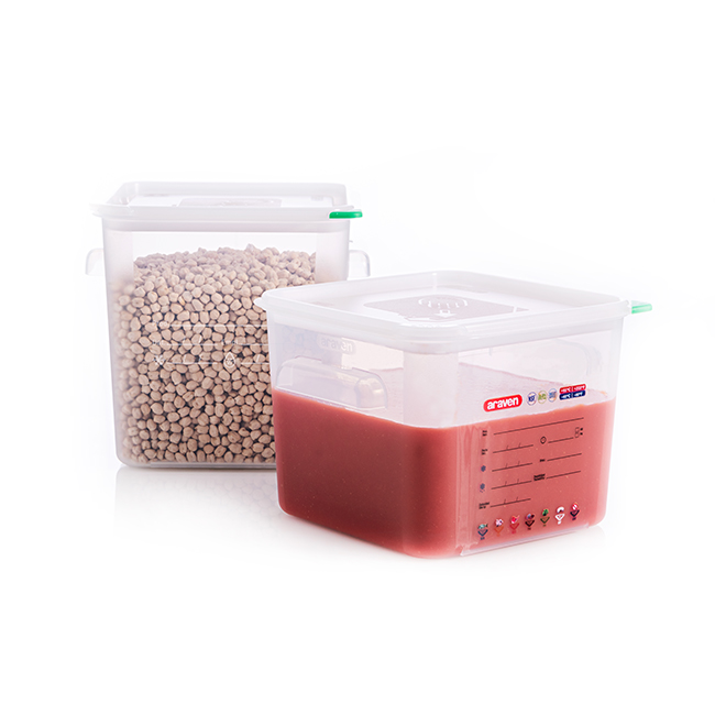 Mepal EasyClip Plastic Storage Boxes, 5 Sizes, 2 Colors  Food storage  boxes, Plastic box storage, Plastic storage