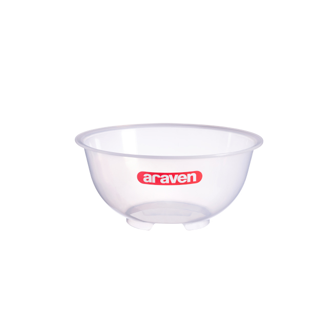 Araven 1075 11-1/2-Quart White Plastic Mixing Bowl