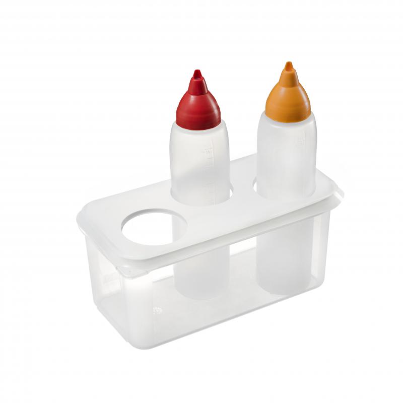 1/3 GastroNorm, 3 sauces dispenser organiser Araven
