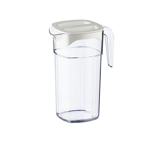 Tapas para jarras de agua, tapas de vidrio para jarra, tapas de plástico de  grado alimenticio, a prueba de polvo, resistentes a las salpicaduras, para